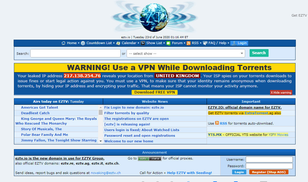 EZTV
