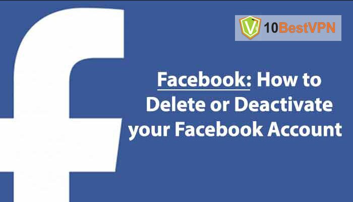 how to delete facebook account